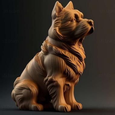 3D model Tuvan Shepherd dog (STL)